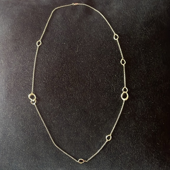 New Hot Diamonds Silver Necklace with two diamonds 0.02 karat. - Picture 4 of 5
